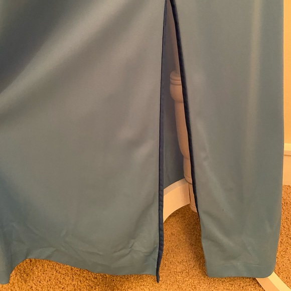 Vintage 70’s Studio 54 baby blue slip maxi dress - Picture 4 of 5